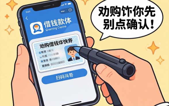在借钱软件上扫描了身份证后，我劝你先别点确认