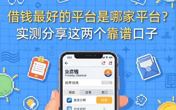 借钱最好的平台是哪家平台?实测分享这几个靠谱口子