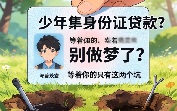 16岁凭身份证贷款?别做梦了,等着你的只有这两个坑