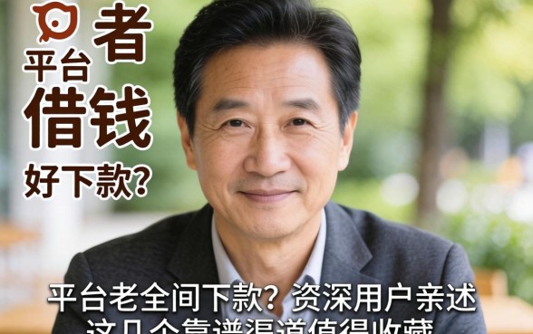 56岁哪个平台可以借钱好下款？资深用户亲述：这几个靠谱渠道值得收藏