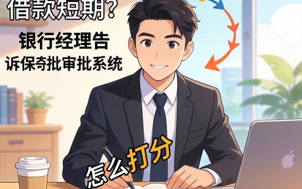 什么上借款短期的？银行经理告诉你审批系统怎么打分
