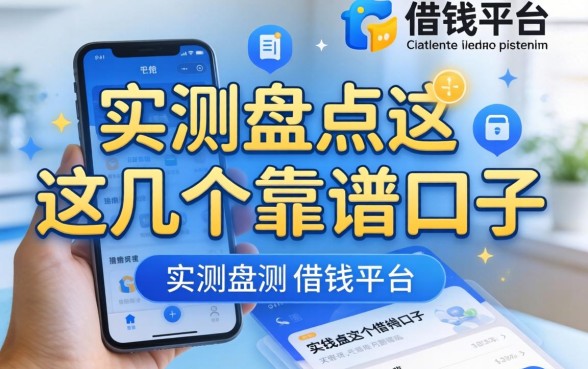 2026可靠的借钱平台有哪些软件呢？实测盘点这几个靠谱口子