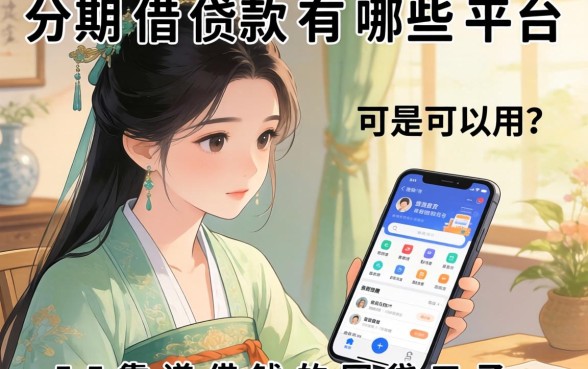 分期借款有哪些平台可以用，细致阐述5个靠谱借钱的网贷口子