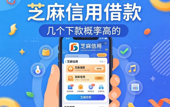 和芝麻信用借款的软件有哪些？整理几个下款概率高的