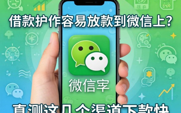 哪个借款软件容易放款到微信上？实测这几个渠道下款快