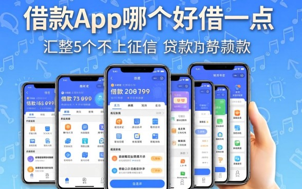 借款app哪个好借一点，汇整5个不上征信的贷款软件