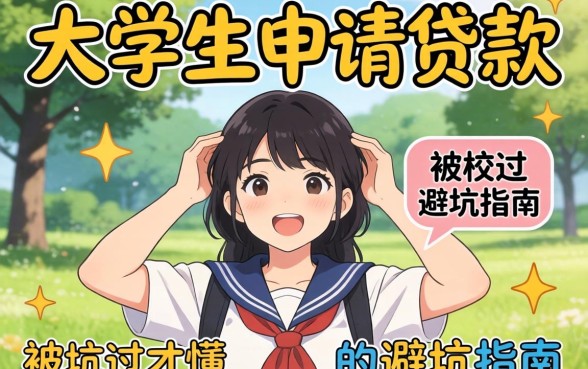 在校大学生如何申请贷款？被坑过才懂的避坑指南