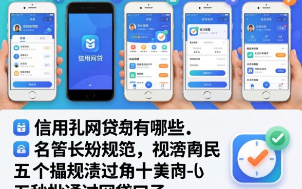 不看信用的网贷有哪些软件，规整五个秒批通过的网贷口子