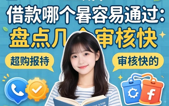 大学生借款哪个最容易通过?盘点几个审核快的平台