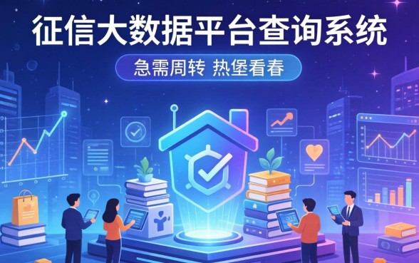 分享几个征信大数据平台查询系统，急需周转的可以看
