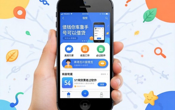 什么借钱软件靠手机号可以借钱的，梳理5个网贷黑户必过软件