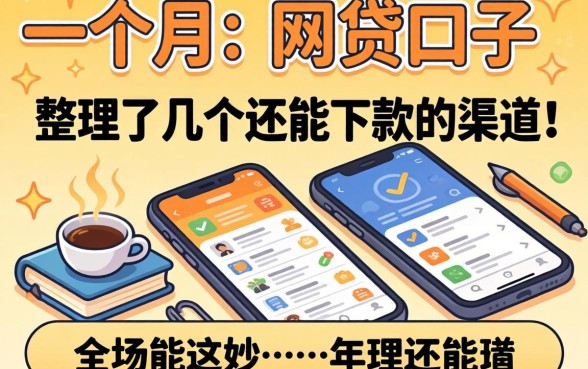 2026年一个月 网贷口子:整理了几个还能下款的渠道