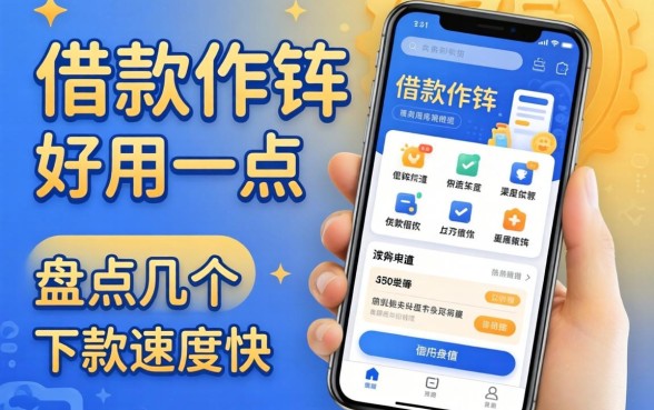 哪个借款软件好用一点？盘点几个下款速度快的渠道