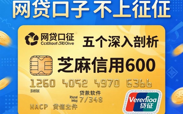 信用卡网贷口子不上征信的，深入剖析五个芝麻信用600贷款软件
