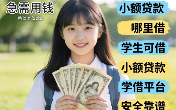 大学生急需用钱哪里借？小额贷款学生可借的平台有哪些安全靠谱？