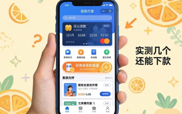 信用不好可以贷款的软件有哪些？实测几个还能下款的渠道