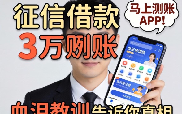 不看征信借款3万马上到账的app，我用血泪教训告诉你真相