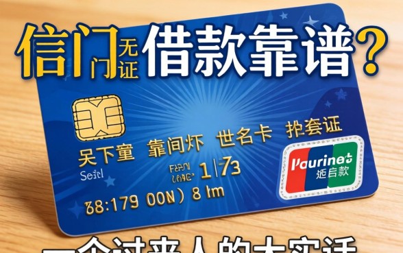 不查信证无门卡的借款靠谱吗？一个过来人的大实话