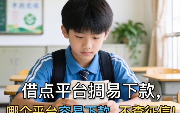 刚满十八岁想借点钱周转，哪个平台容易下款且不查征信？