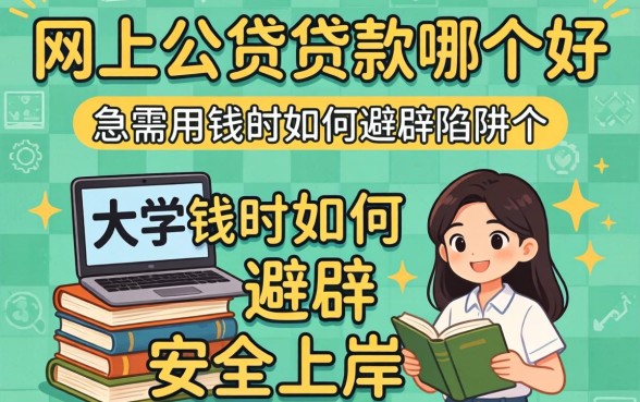 大学生网上小额贷款哪个好？急需用钱时如何避开陷阱安全上岸？