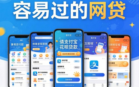 20容易过的网贷，陈列5个凭支付宝花呗贷款的软件