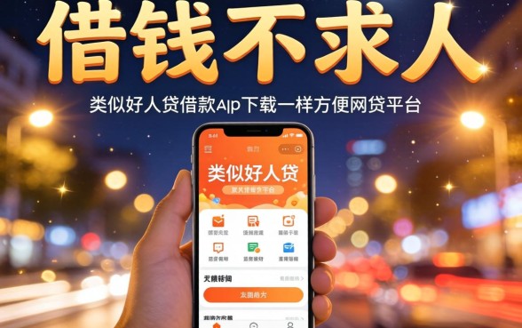 半夜借钱不求人：类似好人贷借款app下载一样方便的网贷平台