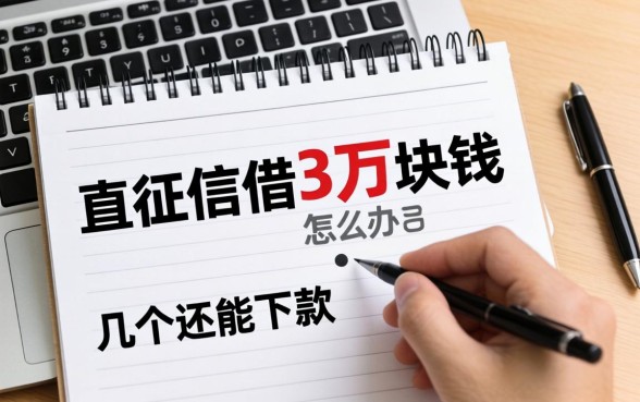 不查征信借3万块钱怎么办？整理了几个还能下款的渠道