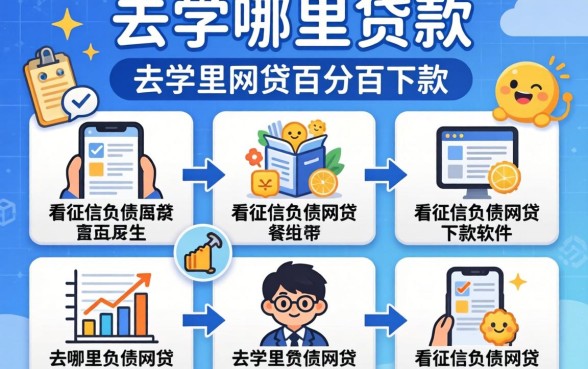 大学生去哪里贷款，详尽说明五个不看征信负债的网贷百分百下款软件