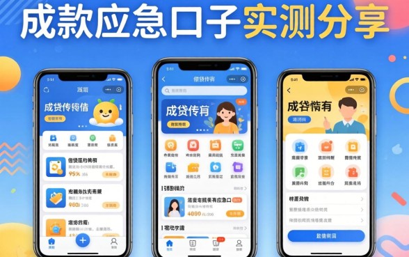 不需要成年的借钱软件ios：这几款应急口子实测分享