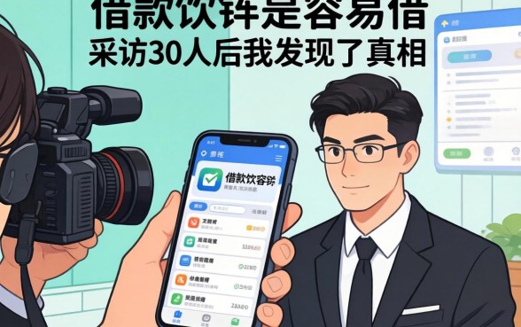 哪个借款软件最容易借?采访30人后我发现了真相