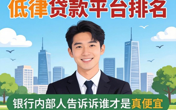 利息低的贷款平台排名？银行内部人告诉你谁才是真便宜