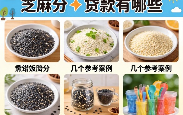 主要看芝麻分的贷款有哪些？整理了几个参考案例