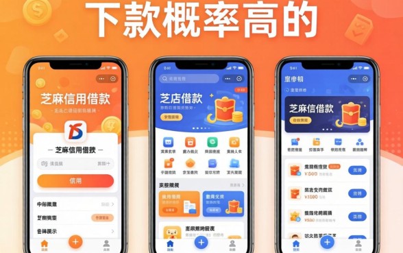 和芝麻信用借款的软件有哪些？整理几个下款概率高的