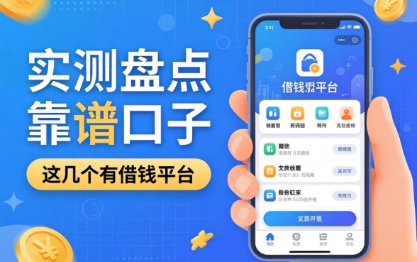 2026可靠的借钱平台有哪些软件呢？实测盘点这几个靠谱口子