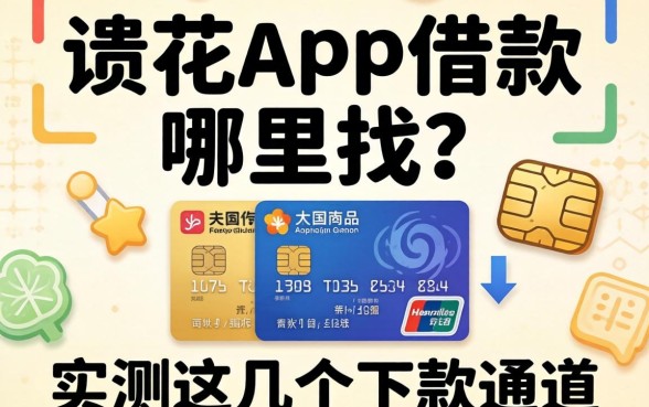 信用花app借款哪里找？实测这几个下款通道