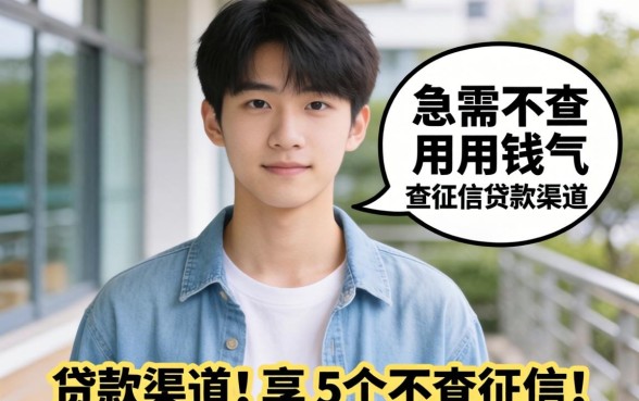 19岁急需用钱？分享5个不查征信的贷款渠道