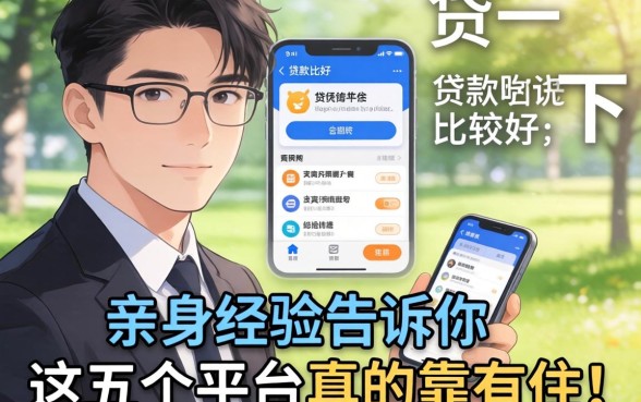 哪款贷款软件比较好下？亲身经历告诉你，这五个平台真的靠得住！