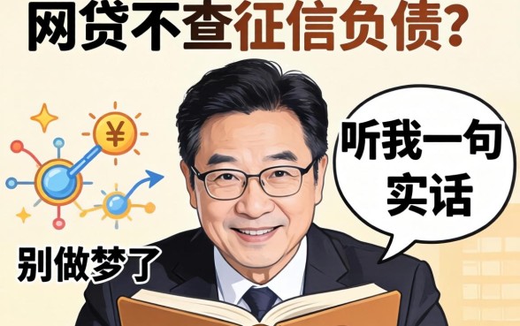 哪个网贷不查征信负债？别做梦了，听我一句实话