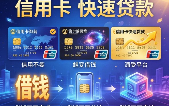 app信用卡快速贷款，枚举五个可以借钱不用审核的平台
