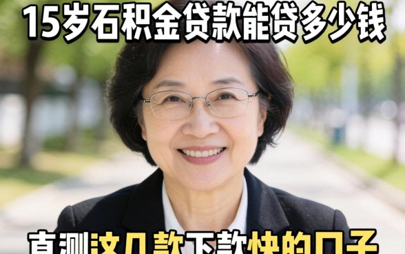 55岁公积金贷款能贷多少钱?实测这几款下款快的口子