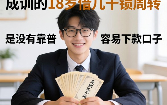 刚满18岁想借几千块周转，有没有靠谱且容易下款的口子推荐？