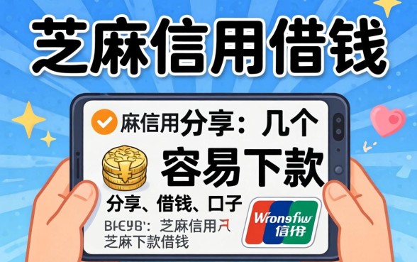 不用芝麻信用对的借钱，分享几个容易下款的口子