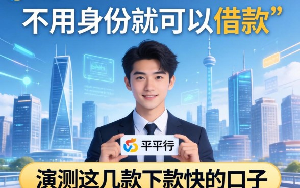 哪个平台不用身份就可以借款？实测这几款下款快的口子