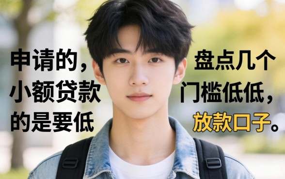 20岁可以申请的小额贷款有哪些？盘点几个门槛低的放款口子