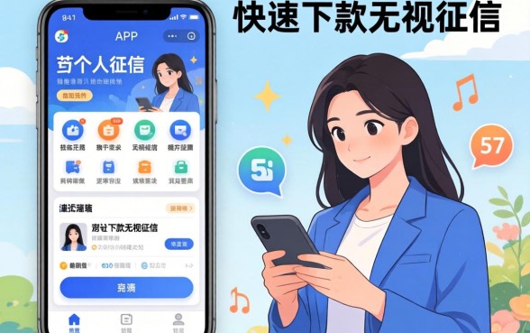 哪个app查个人征信记录最准确，倾情分享5个快速下款无视征信的软件