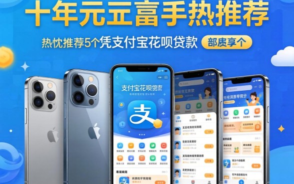 一千元左右手机推荐,热忱推荐5个凭支付宝花呗贷款的平台