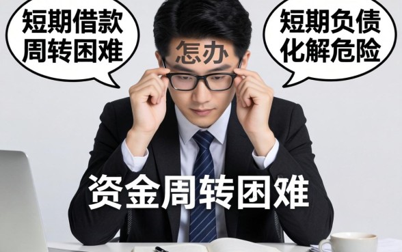 企业资金周转困难怎么办？短期借款与短期负债如何平衡才能化解危机？