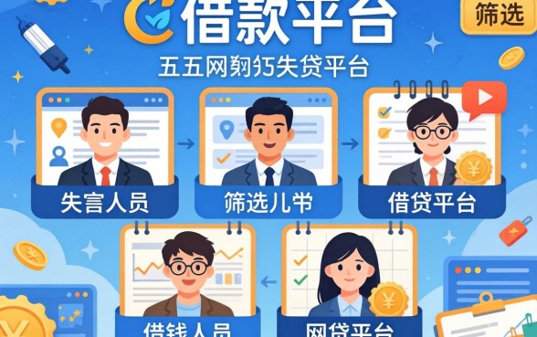 可以借款平台的网贷，筛选五个失信人员可以借钱的网贷平台