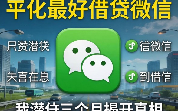 什么平台最好借钱到微信？我潜伏三个月揭开真相