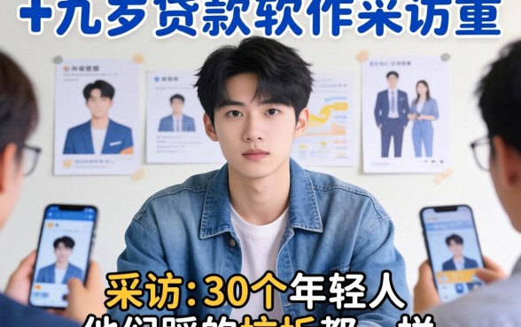 十九岁贷款软件:我采访了30个年轻人,发现他们踩的坑都一样